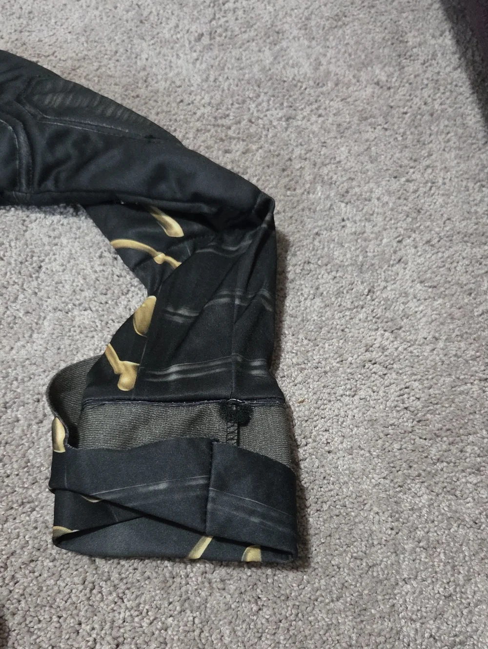 Marvel Avengers Endgame Hawkeye Ronin Black Hooded Utility Jacket with Gold Trim